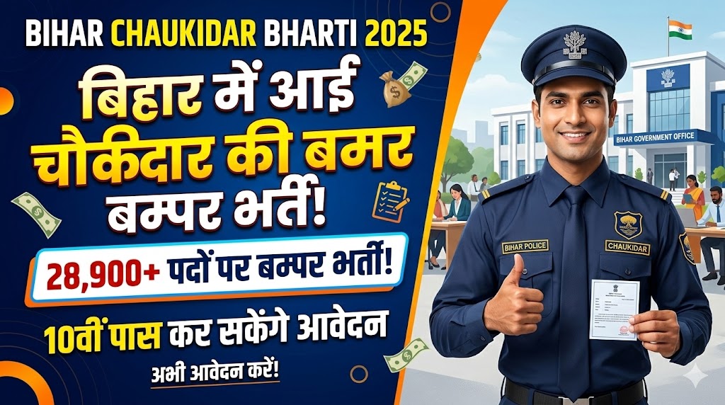 Bihar Chaukidar Bharti 2025