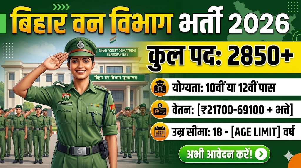 Bihar Forest Department Vacancy 2026