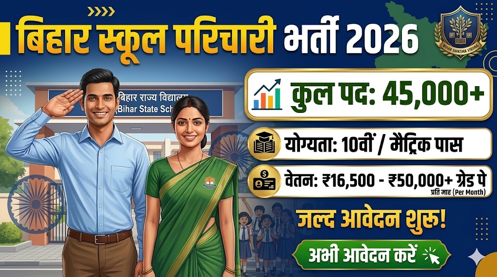 Bihar School Parichari Recruitment 2026