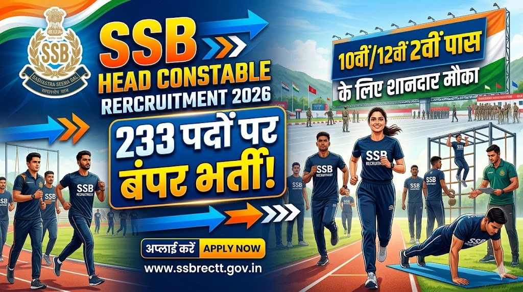SSB Head Constable Recruitment 2026
