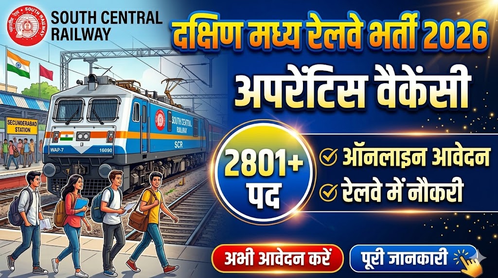 South Central Railway Apprentice Vacancy 2026
